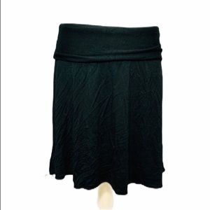 ⭐️ GAP MATERNITY Black Fold-over Midi Skirt